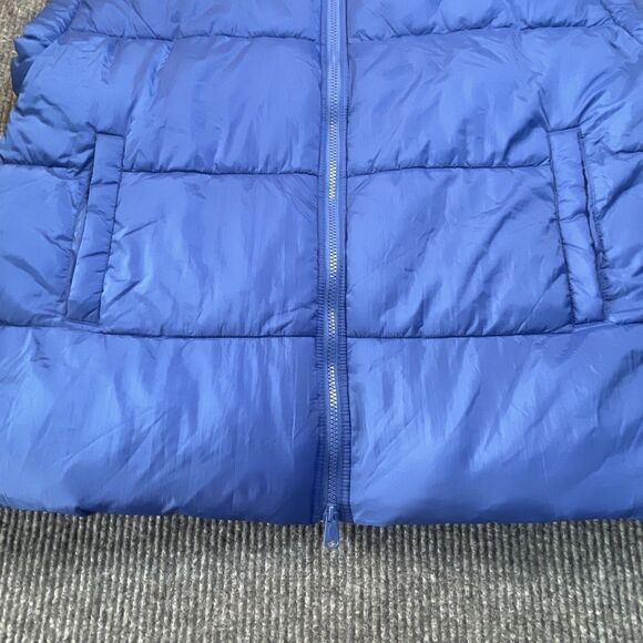 FP Movement Free People Womens Size Large In A Bubble Puffer Vest Blue NEW - Picture 3 of 15